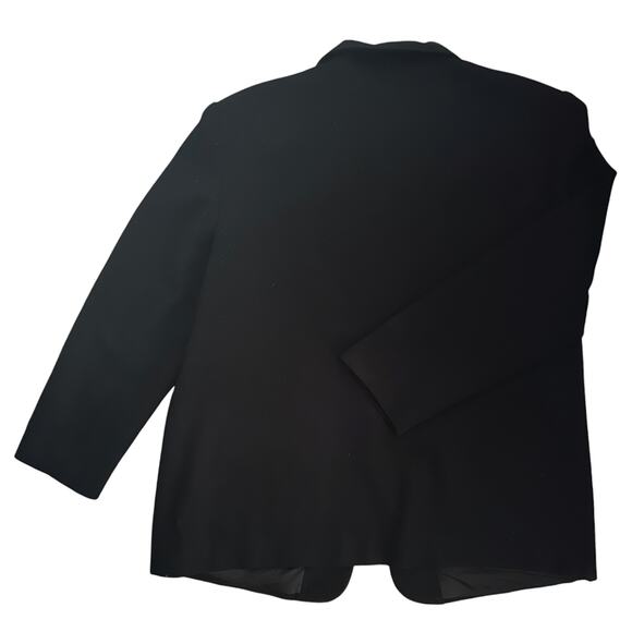 Requirements Pure New Wool One Button Black Jacket 18 - Picture 5 of 6